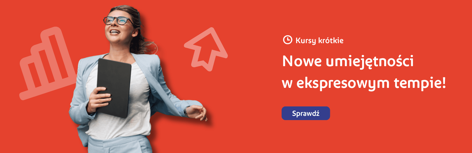 pracownik biurowy biegnie