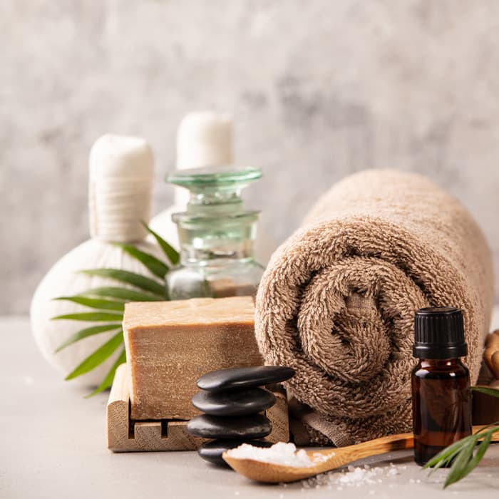 Elementy wykorzystywane podczas masażu 