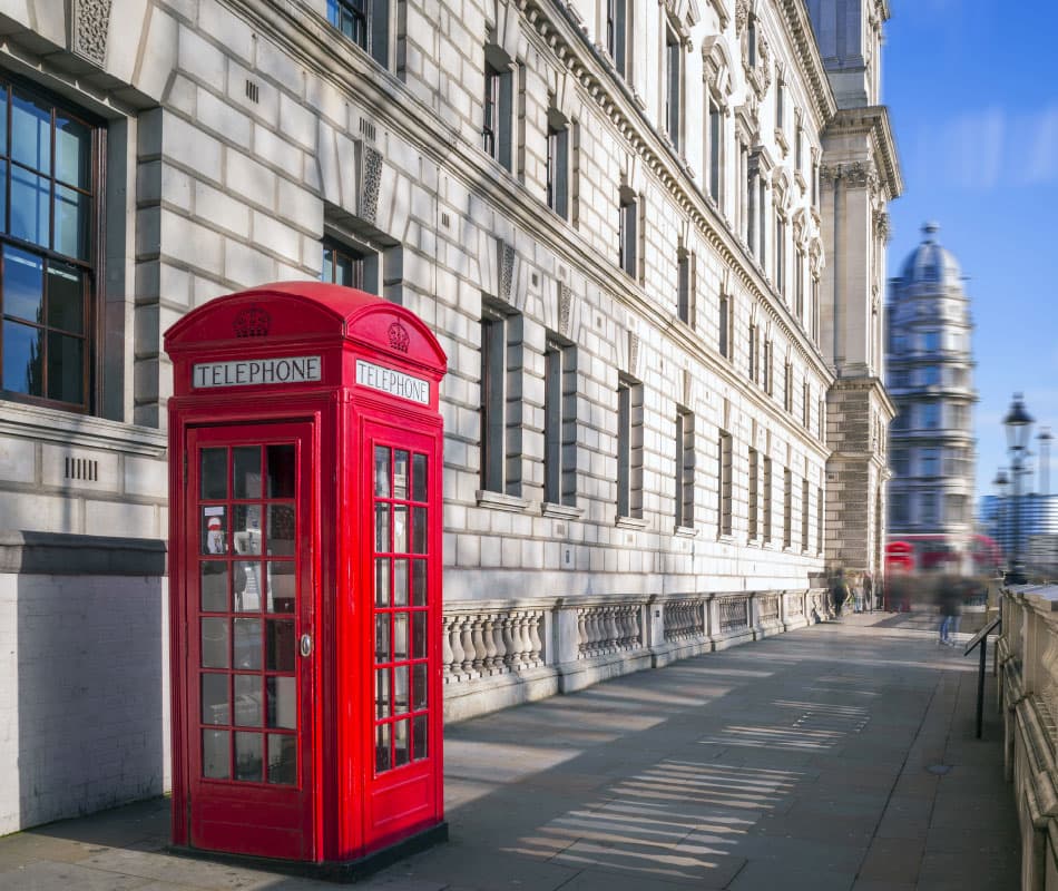 Angielska budka telefoniczna